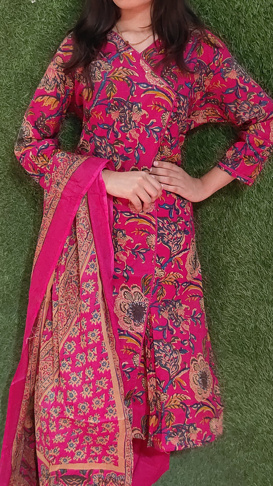 Stylish Women Printed Kurta and Pant Set with Dupatta for Everyday Chic
