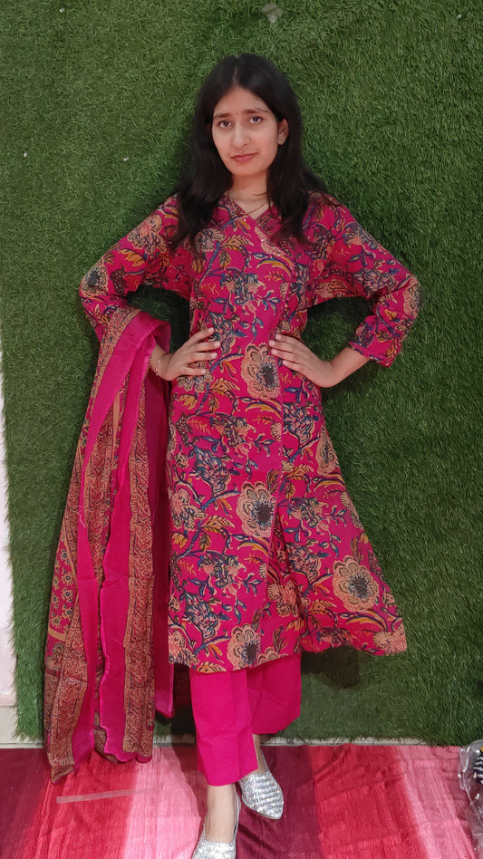 Stylish Women Printed Kurta and Pant Set with Dupatta for Everyday Chic